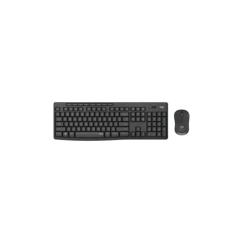 Teclado y Ratón Inalámbricos Logitech Silent Touch MK295- Grafito