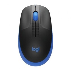 Ratón Inalámbrico Logitech M190- Hasta 1000 DPI- Azul