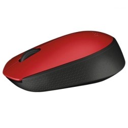 Ratón Inalámbrico Logitech M171- Hasta 1000 DPI- Rojo