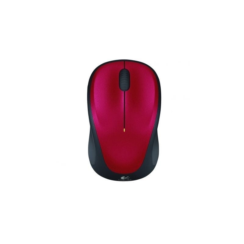 Ratón Inalámbrico Logitech M235- Hasta 1000 DPI- Rojo