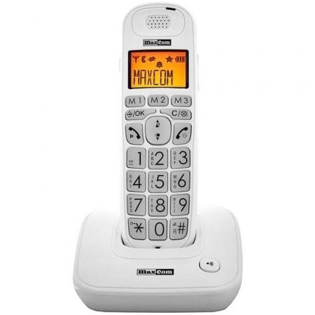 Teléfono Inalámbrico Maxcom MC6800- Blanco