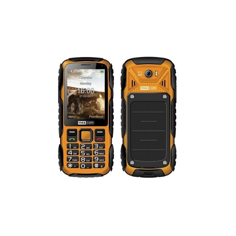 Teléfono Móvil Ruggerizado Maxcom MM920- Amarillo