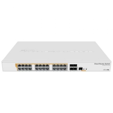 Switch Mikrotik CRS328-24P-4S+RM- 28 Puertos- RJ45 10-100-1000- SFP- PoE