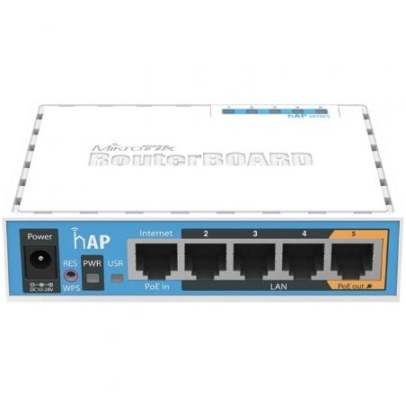 Switch Mikrotik RB951Ui-2nD 5 Puertos- RJ45 10-100- PoE