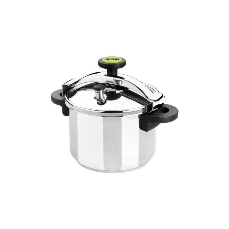 Olla a Presión Monix Classica M530001- Ø22cm- 4L- Acero Inoxidable- Apta para Inducción