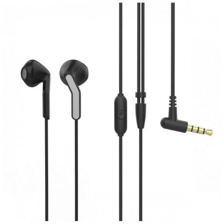 Auriculares Intrauditivos Muvit For Change MCHPH0001- con Micrófono- Jack 3-5- Negros