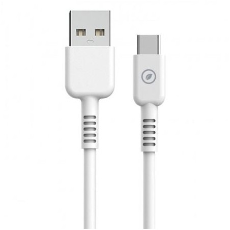 Cable USB 2-0 Tipo-C Muvit For Change MCUSC0003- USB Tipo-C Macho - USB Macho- Hasta 27W- 1-2m- Blanco