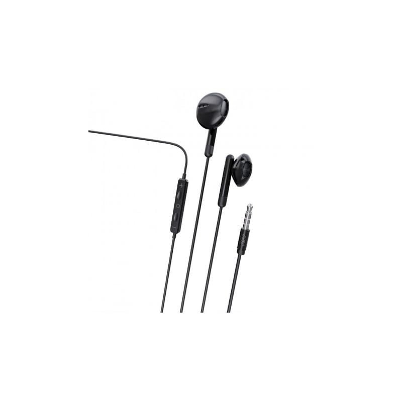 Auriculares Intrauditivos Myway MWHPH0019- con Micrófono- Jack 3-5- Negros