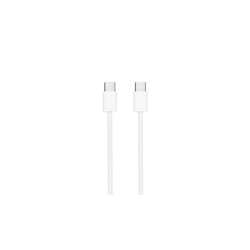 Cable USB 2-0 Tipo-C Nanocable 10-01-6002-CO- USB Tipo-C Macho - USB Tipo-C Macho- Hasta 60W- 480Mbps- 2m- Blanco