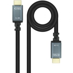 Cable HDMI 2-1 IRIS 8K Nanocable 10-15-8005- HDMI Macho - HDMI Macho- 5m- Negro