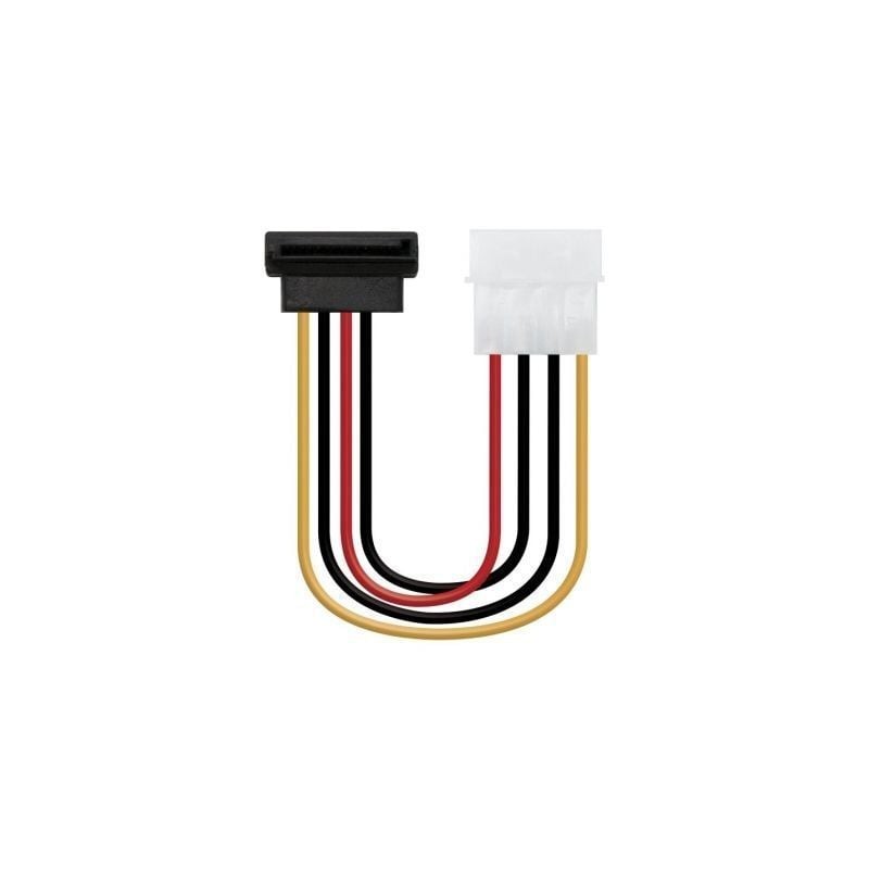 Cable de Alimentación SATA Nanocable 10-19-0201-OEM- Molex Macho - SATA Hembra- 16cm