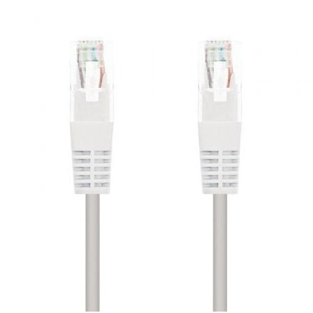 Cable de Red RJ45 UTP Nanocable 10-20-0400-L25-W Cat-6- 25cm- Blanco