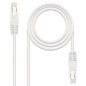 Cable de Red RJ45 UTP Nanocable 10-20-0400-L30 Cat-6- 30cm- Blanco