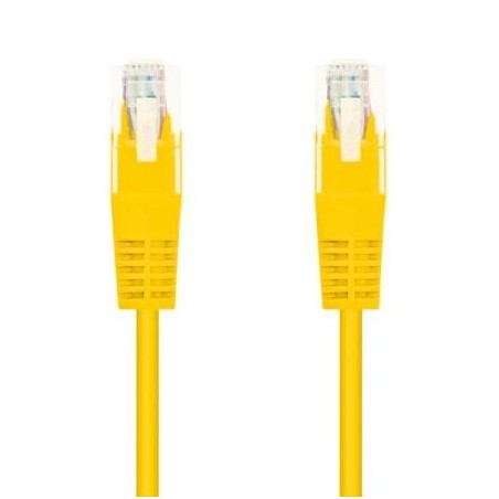 Cable de Red RJ45 AWG24 UTP Nanocable 10-20-0401-Y Cat-6- 1m- Amarillo