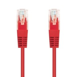 Cable de Red RJ45 UTP Nanocable 10-20-0403-R Cat-6- 3m- Rojo