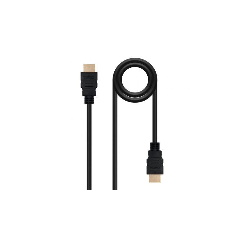 Cable HDMI 1-3b Nanocable 10-15-0303- HDMI Macho - HDMI Macho- 3m- Negro