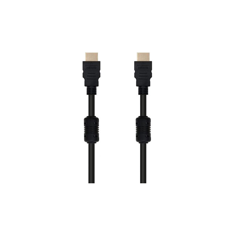 Cable HDMI 1-4 Nanocable 10-15-1810- HDMI Macho - HDMI Macho- 10m- Negro