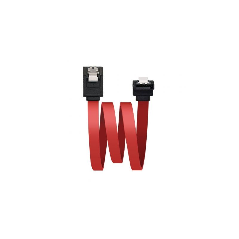 Cable SATA Nanocable 10-18-0301- SATA Hembra - SATA Hembra- 50cm- Rojo