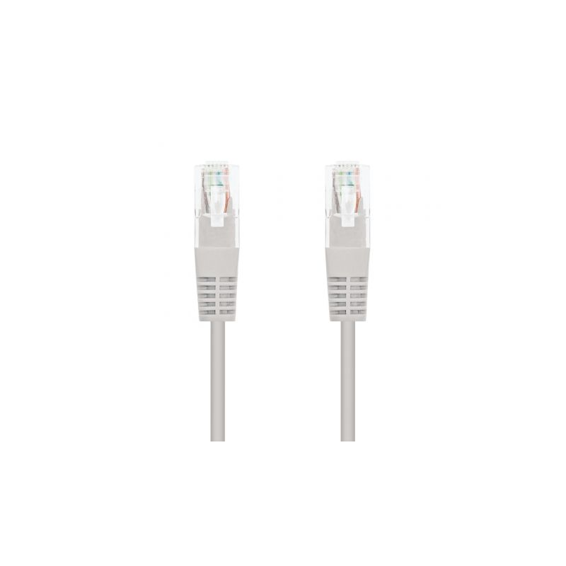 Cable de Red RJ45 UTP Nanocable 10-20-0103 Cat-5e- 3m- Gris