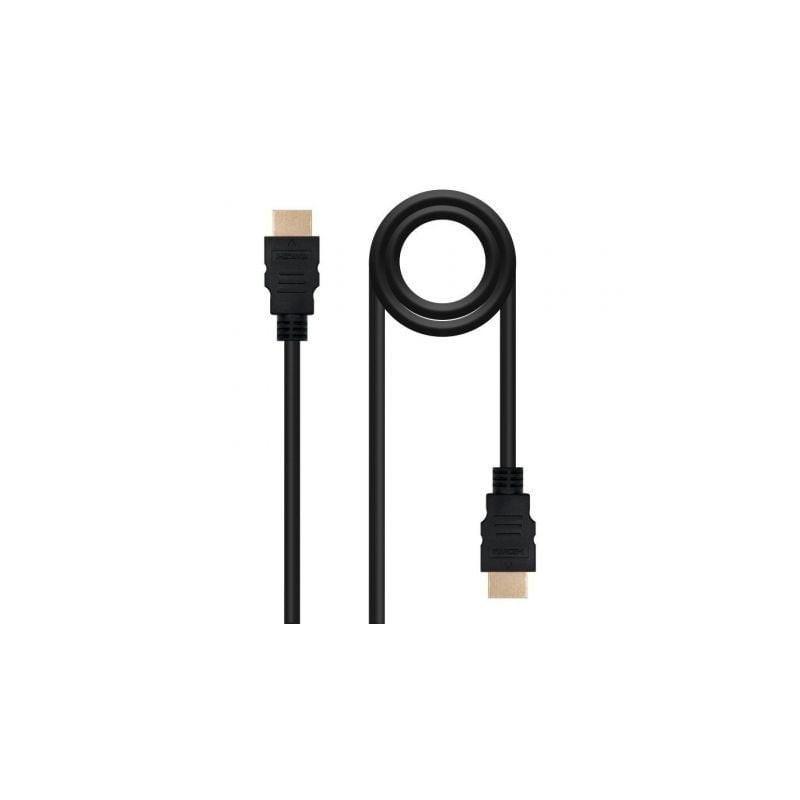 Cable HDMI 1-4 Nanocable 10-15-1701- HDMI Macho - HDMI Macho- 1-5m- Negro