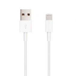 Cable USB 2-0 Lightning Nanocable 10-10-0400- USB Macho - Lightning Macho- 50 cm- Blanco