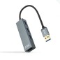 Hub USB 3-0 Nanocable 10-16-4402- 4xUSB- Gris