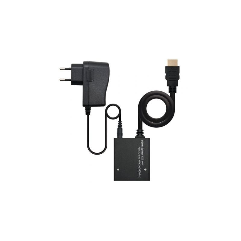 Duplicador HDMI Nanocable 10-25-3502- HDMI Macho - 2 HDMI Hembra