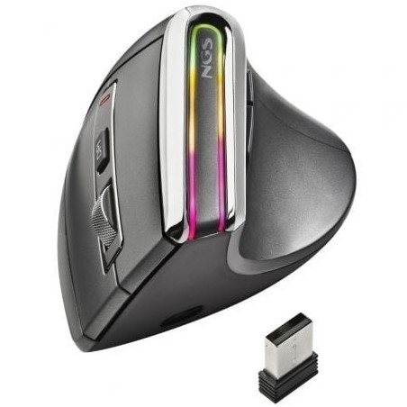 Ratón Ergonómico Inalámbrico por Bluetooth NGS Evo Karma- Batería recargable- Hasta 3200 DPI