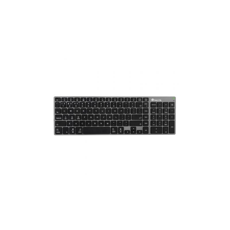 Teclado Inalámbrico por Bluetooth NGS Fortune-BT- Gris