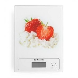 Báscula de Cocina Electrónica Orbegozo PC 1018- hasta 5kg- Blanca