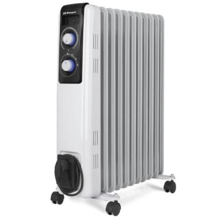 Radiador de Aceite Orbegozo RF 2500A- 3 Potencias- 1000-1500-2500W- 11 Elementos Caloríficos