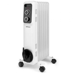 Radiador de Aceite Orbegozo RS 1500- 3 Potencias- 1500W- 7 Elementos Caloríficos