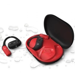 Auriculares Deportivos Bluetooth Philips TAA6709BK con estuche de carga- Autonomía 7h- Negros y Rojos