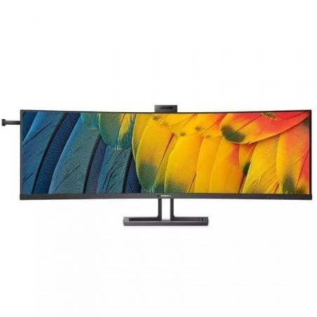 Monitor Profesional Ultraparonámico Curvo Philips 45B1U6900CH 44-5"- Dual QHD- Webcam- Multimedia- Regulable en altura- Negro