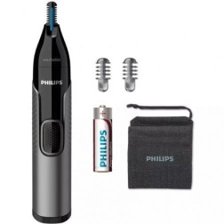 Perfilador Philips Nose Trimmer 3650 Serie 3000- a Pilas- 3 Accesorios