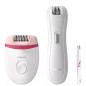 Depiladora Philips Satinelle Essential BRP506- con Cable- Incluye Minidepiladora