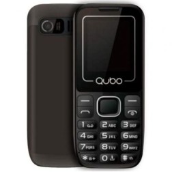 Teléfono Móvil Qubo P-180BK para Personas Mayores- Negro