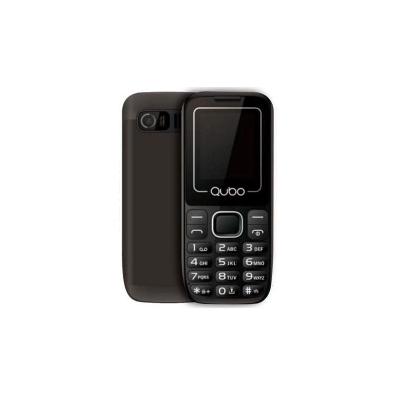 Teléfono Móvil Qubo P-180BK para Personas Mayores- Negro