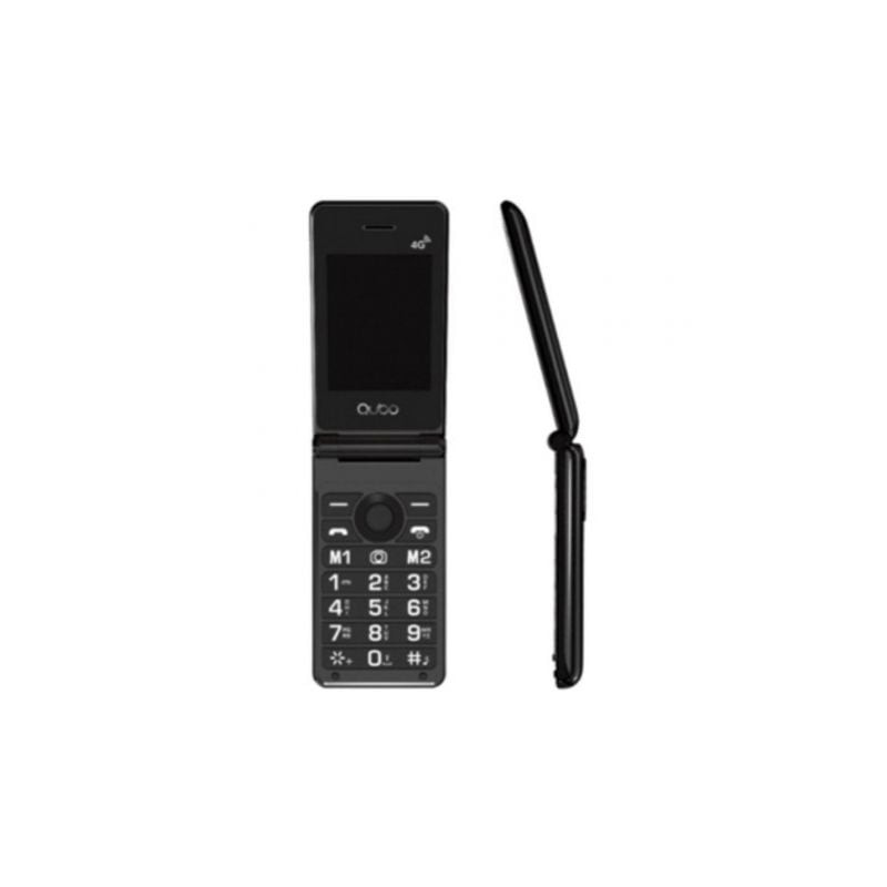 Teléfono Móvil Qubo X-28 4G para Personas Mayores- Negro