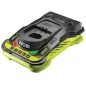 Cargador de Baterías Ryobi ONE+ RC18-150 Litio-ion- 18V 5,0 Ah- Sin batería