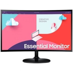 Monitor Curvo Samsung Essential Monitor S3 S24C364EAU- 24"- Full HD- Negro