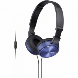 Auriculares Sony MDRZX310APL- con Micrófono- Jack 3-5- Azules