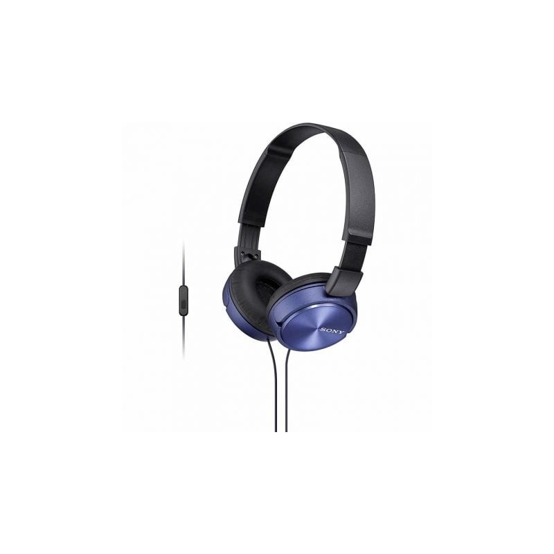 Auriculares Sony MDRZX310APL- con Micrófono- Jack 3-5- Azules