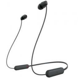 Auriculares Inalámbrico Intrauditivos Sony WI-C100- con Micrófono- Bluetooth- Negros