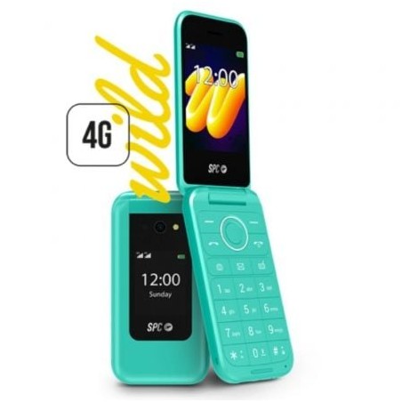 Teléfono Móvil SPC WILD para Personas Mayores- 4G- Verde