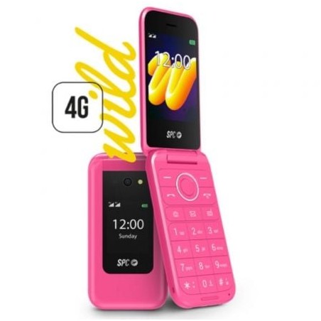 Teléfono Móvil SPC WILD para Personas Mayores- 4G- Rosa