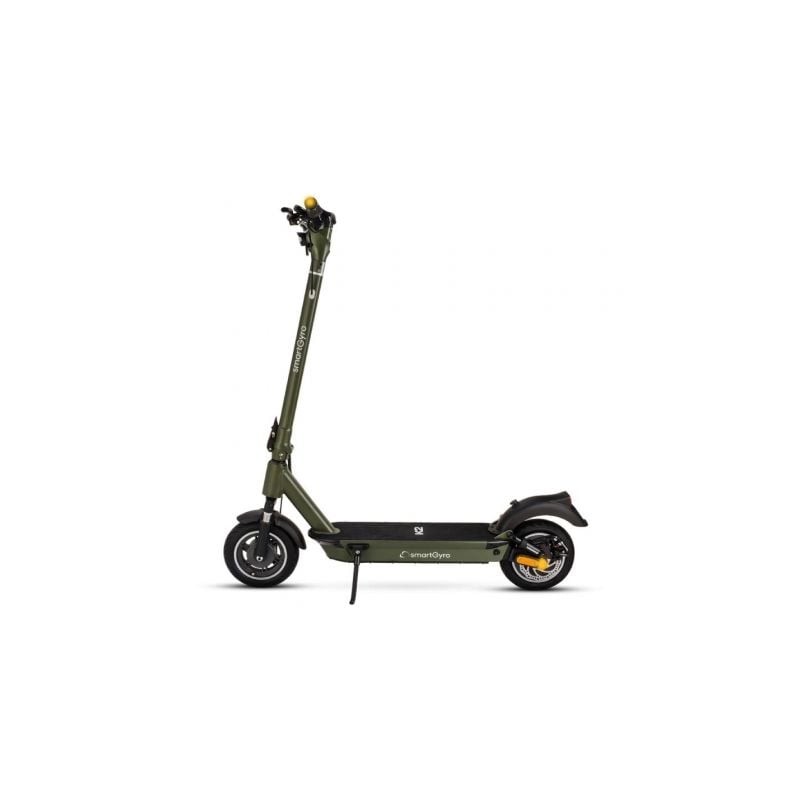 Patinete Eléctrico SmartGyro K2 Army Certificado- Motor 800W- Ruedas 10"- 25km-h -Autonomía 50km- Verde