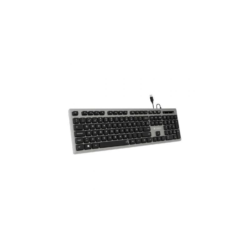 Teclado Subblim Wired Ergo Keys Silent Flat HQ- Gris