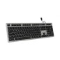 Teclado Subblim Wired Ergo Keys Silent Flat HQ- Gris