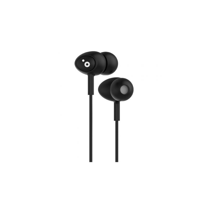 Auriculares Intrauditivos Sunstech Pops- con Micrófono- Jack 3-5- Negros